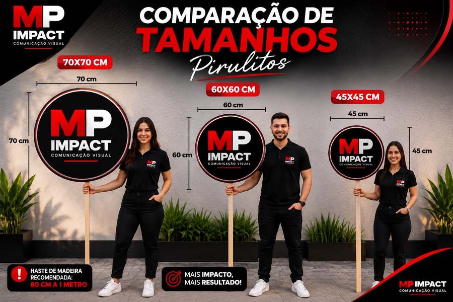 Pirulitos redondos MP Impact